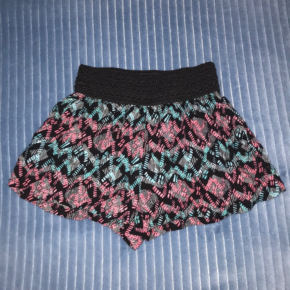 aztec print shorts